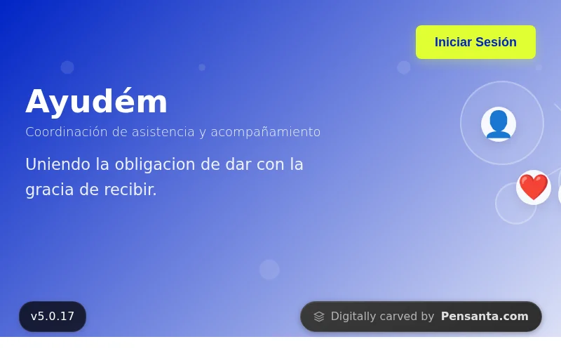 Captura de pantalla de Ayudem: Sistema de Gestión Interna