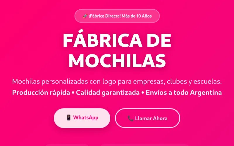 Captura de pantalla de Fábrica de Mochilas