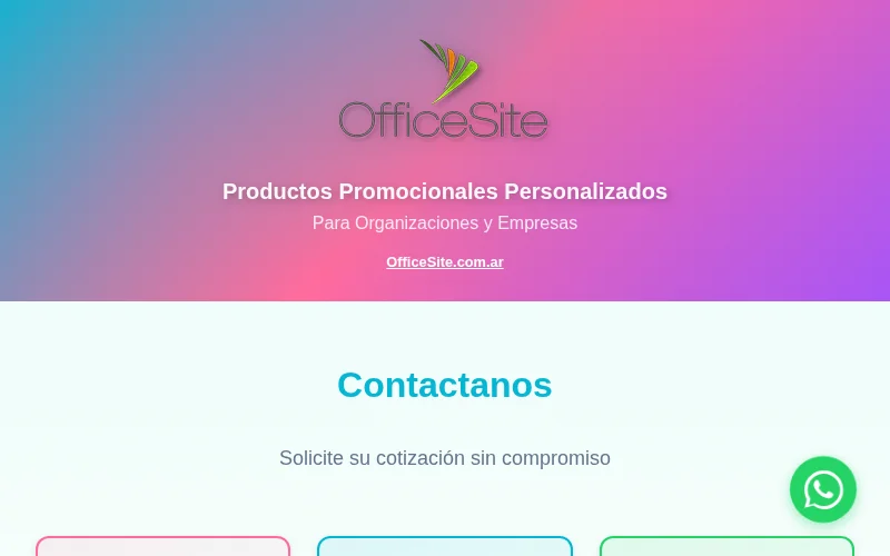 Captura de pantalla de Office Site